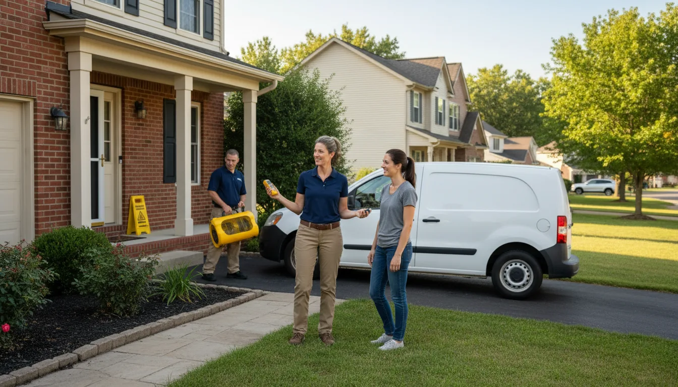 Residential water damage restoration in Chanhassen, MN
